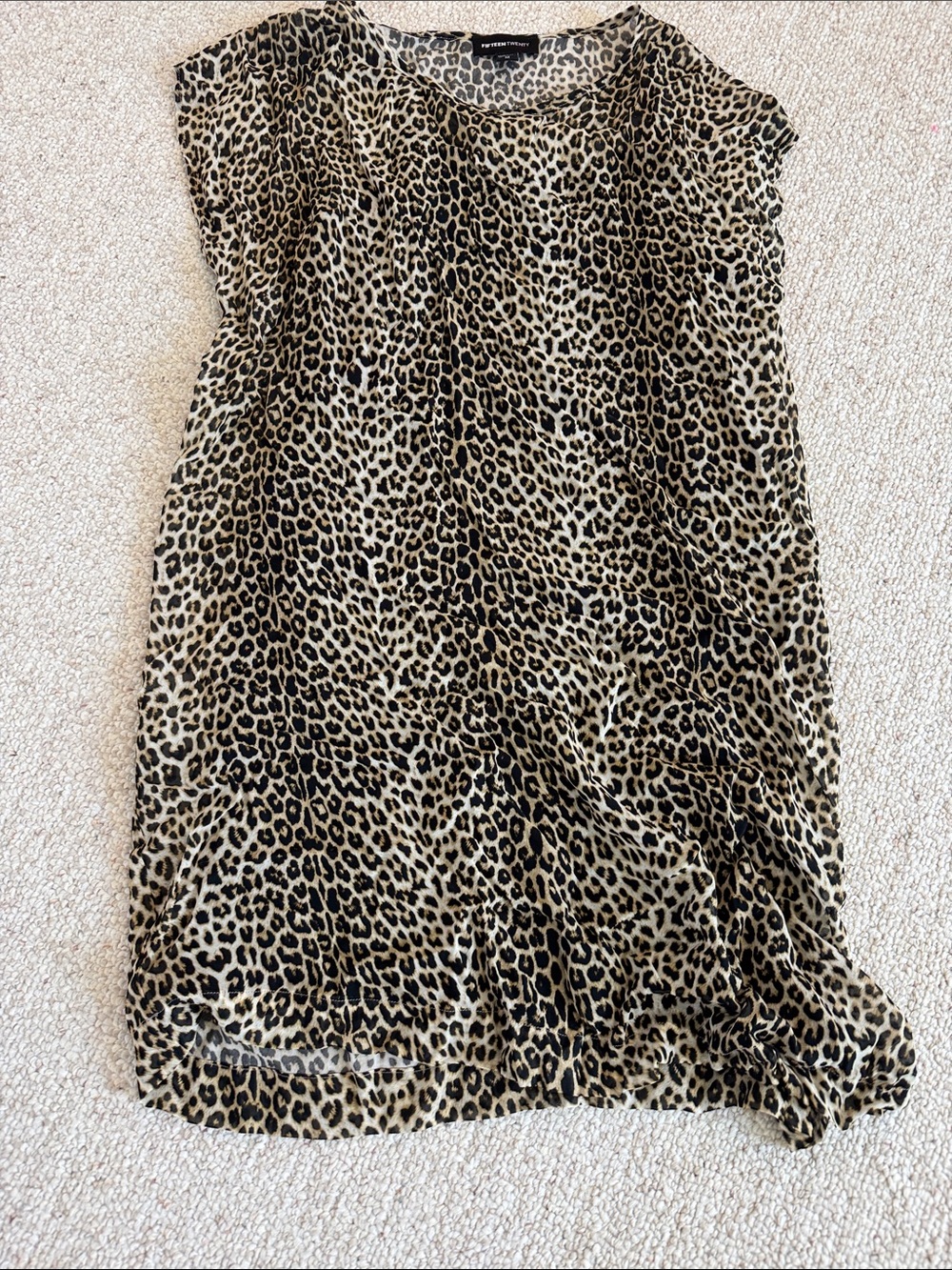 Fifteen twenty cheetah print dress